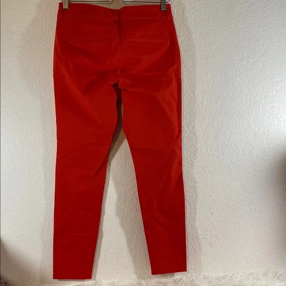 OLD NAVY High-Waisted Pixie Skinny Pants Orange Size 6 Petite With Pockets NEW - Picture 6 of 15